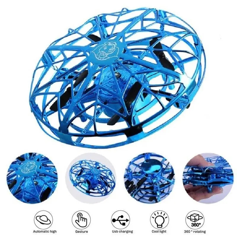 Flying Helicopter Mini Drone UFO RC Drone Infraed Induction - My Store