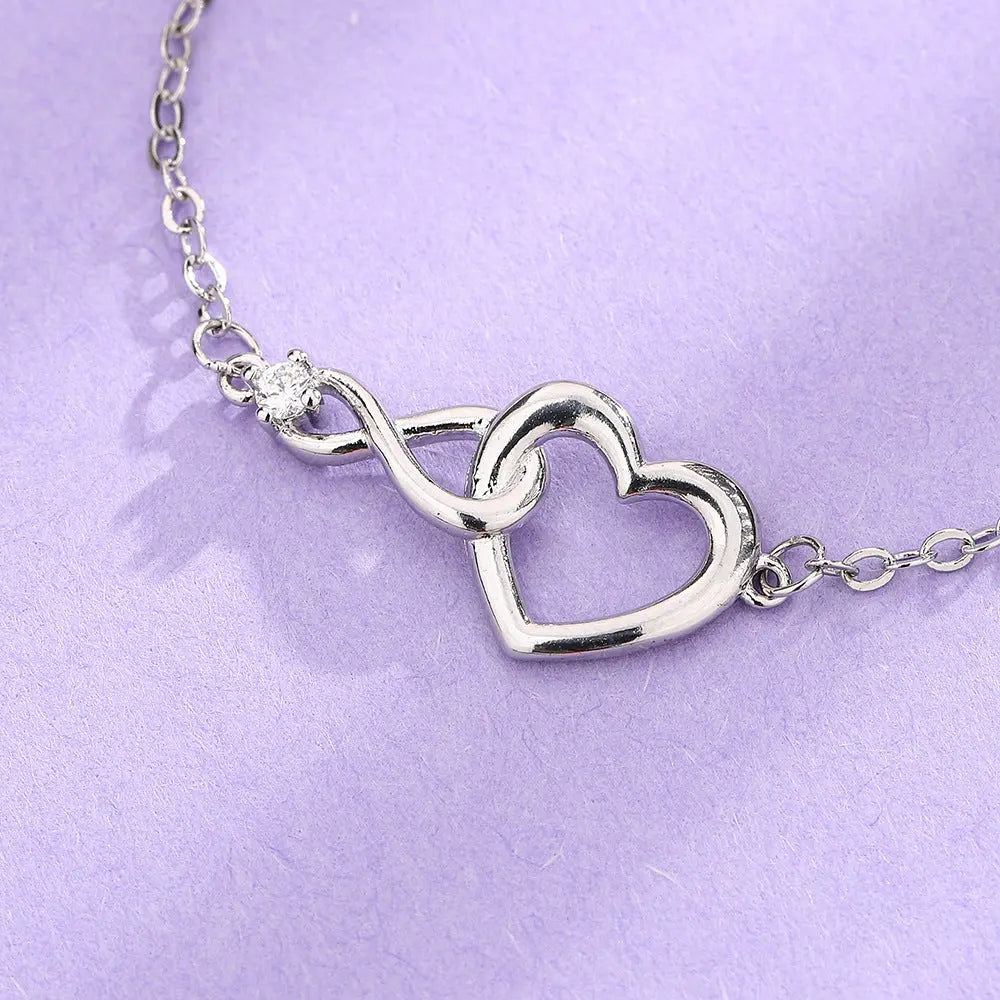 Heart-shape Bracelet Fashion Jewelry Versatile Love Bracelet Gift For Girlfriend Valentine's Day - My Store